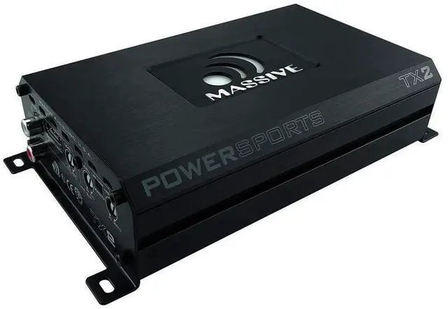 Main image of TX2 4-Ohm Full-Range Bluetooth Marine Amplifier | 120W RMS Waterproof Amp, Wireless Audio, Compact Class D Power for Boats, UTV, ATV & Outdoor Systems