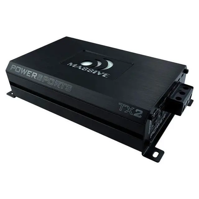 Alt view image 4 of 7 - TX2 4-Ohm Full-Range Bluetooth Marine Amplifier | 120W RMS Waterproof Amp, Wireless Audio, Compact Class D Power for Boats, UTV, ATV & Outdoor Systems