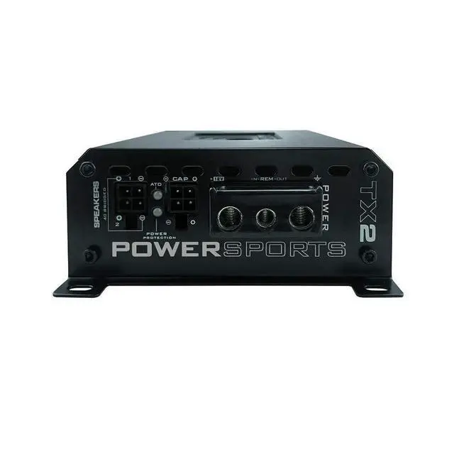 Alt view image 5 of 7 - TX2 4-Ohm Full-Range Bluetooth Marine Amplifier | 120W RMS Waterproof Amp, Wireless Audio, Compact Class D Power for Boats, UTV, ATV & Outdoor Systems