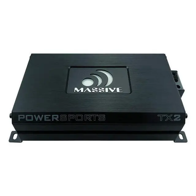 Alt view image 7 of 7 - TX2 4-Ohm Full-Range Bluetooth Marine Amplifier | 120W RMS Waterproof Amp, Wireless Audio, Compact Class D Power for Boats, UTV, ATV & Outdoor Systems