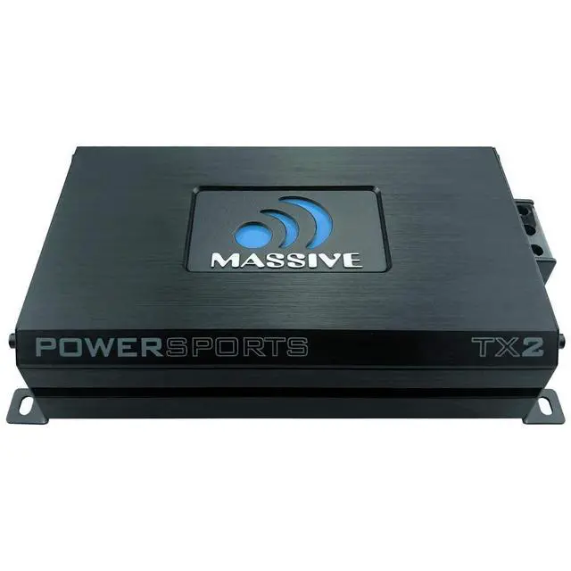 Alt view image 6 of 7 - TX2 4-Ohm Full-Range Bluetooth Marine Amplifier | 120W RMS Waterproof Amp, Wireless Audio, Compact Class D Power for Boats, UTV, ATV & Outdoor Systems