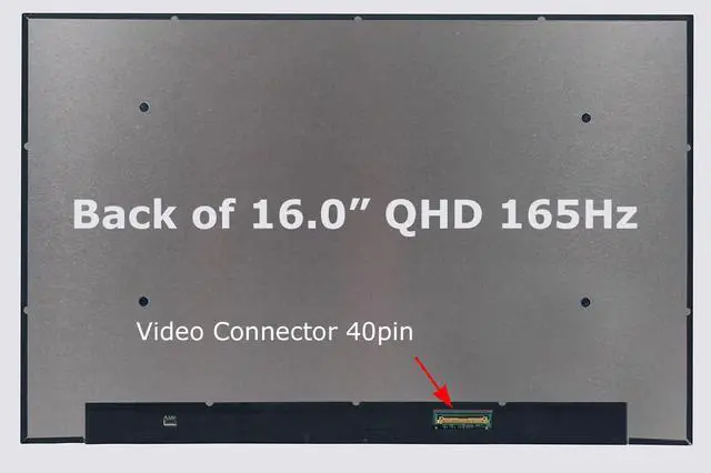 Alt view image 2 of 6 - New Screen Replacement for Lenovo Thinkpad P1 Gen 7 21KV 21KW | 40pin 165Hz WQXGA 2560x1600 Non-Touch Matte IPS LCD LED Display with Tools and Tape