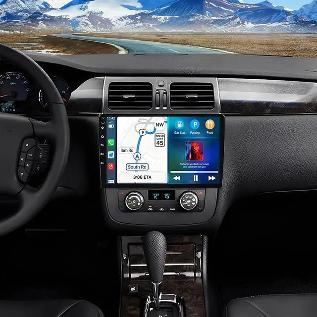 Main image of 10.1" Touschscreen Car Radio for Buick Lucerne 2006-2011 with Wireless CarPlay and Android Auto, 2G+32G Android 14 Double Din Car Stereo Head Unit Support GPS Bluetooth Mirror Link WiFi FM SWC Camera