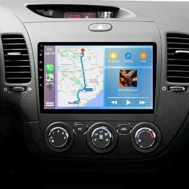 Main image of 2G+32G Android Car Stereo for Kia Cerato K3 Forte 2013 2014 2015 2016 2017 2018 with Wireless Carplay Android Auto, 9 Inch Touch Screen Double Din Car Radio w/GPS Bluetooth WiFi FM RDS Rear Camera