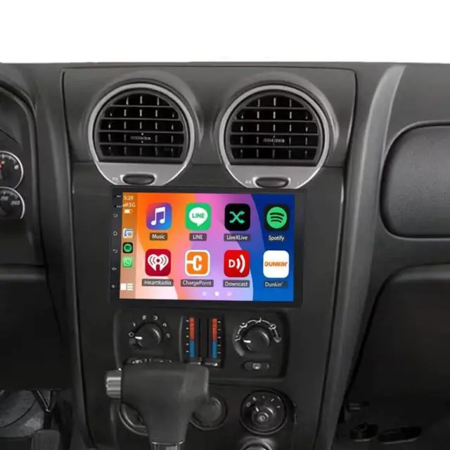 Alt view image 7 of 7 - Car Stereo for GMC Envoy 2002-2006, 7 Inch HD Touchscreen Radio Android 13 with CarPlay Android Auto Car Radio Receiver GPS Navi + AHD Camera Bluetooth/WiFi
