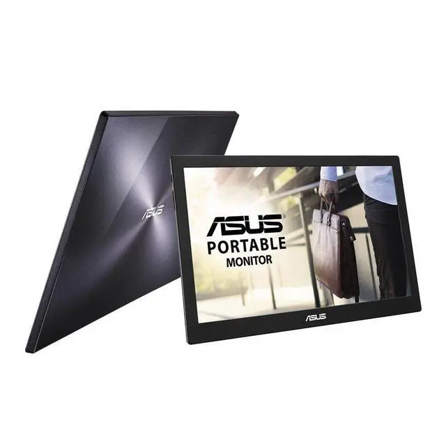 Alt view image 5 of 7 - Mb169b+ 15.6-Inch Led Monitor, Black/Silver