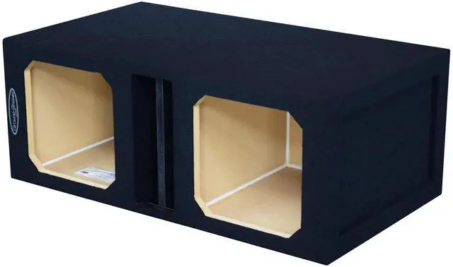 Main image of Dual Slot Center Ported Vented Sub Box Subwoofer Enclosure Ground Shaker Box (10" Solo BARIC)