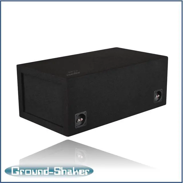 Alt view image 5 of 7 - Dual Slot Center Ported Vented Sub Box Subwoofer Enclosure Ground Shaker Box (10" Solo BARIC)
