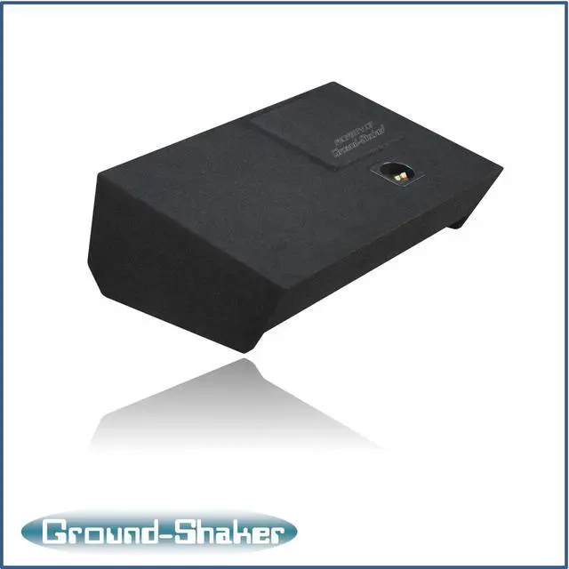 Alt view image 4 of 7 - 2019-2024 Sierra Crew Cab Truck Sub Box 10" Single Subwoofer Enclosure