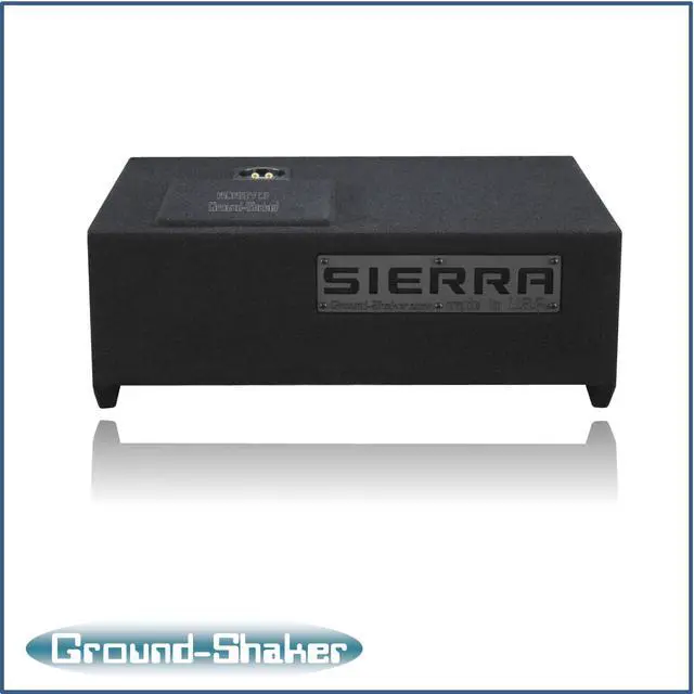 Alt view image 7 of 7 - 2019-2024 Sierra Crew Cab Truck Sub Box 10" Single Subwoofer Enclosure
