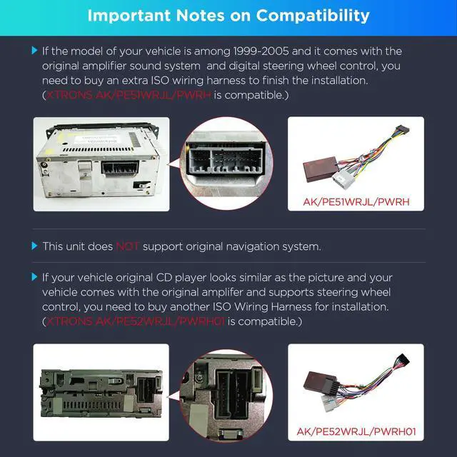 Alt view image 3 of 7 - Android 14 Car Stereo for Jeep Wrangler (2003-2006) Dodge Chrysler, 5 Inch IPS Touch Screen Head Unit GPS Navigation Bluetooth Built-in DSP Support CarPlay Android Auto 4G LTE (4+64G)