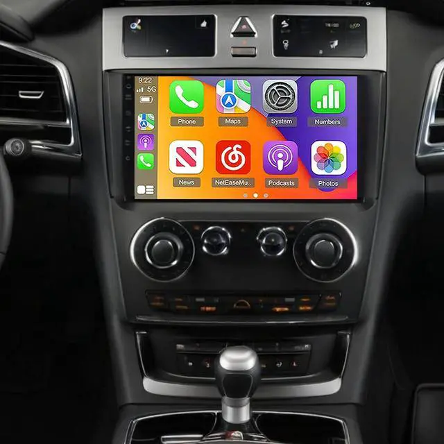Main image of 4+64G Car Radio for Mercedes C-Class W203 C230 CLK350 C280 C350 2003-2009 CLK W209 With Wireless Carplay & Android Auto, 9 Inch IPS Touch Screen for Mercedes Car Stereo BT FM Backup Camera SWC