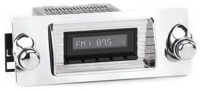 Main image of RetroRadio AM FM Stereo 06P-76P Black Compatible with 1947-53 Chevrolet Truck