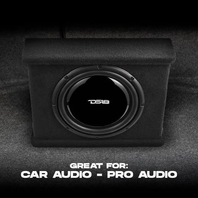 Alt view image 4 of 7 - SB12 Single 12" Loaded Shallow Subwoofer Enclosure 700 Watts Max Power 350 Watts RMS @ 2-ohm Sealed Box - Fits into Any Vehicle - Great for Tight Space
