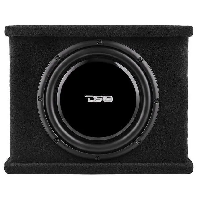 Alt view image 5 of 7 - SB12 Single 12" Loaded Shallow Subwoofer Enclosure 700 Watts Max Power 350 Watts RMS @ 2-ohm Sealed Box - Fits into Any Vehicle - Great for Tight Space