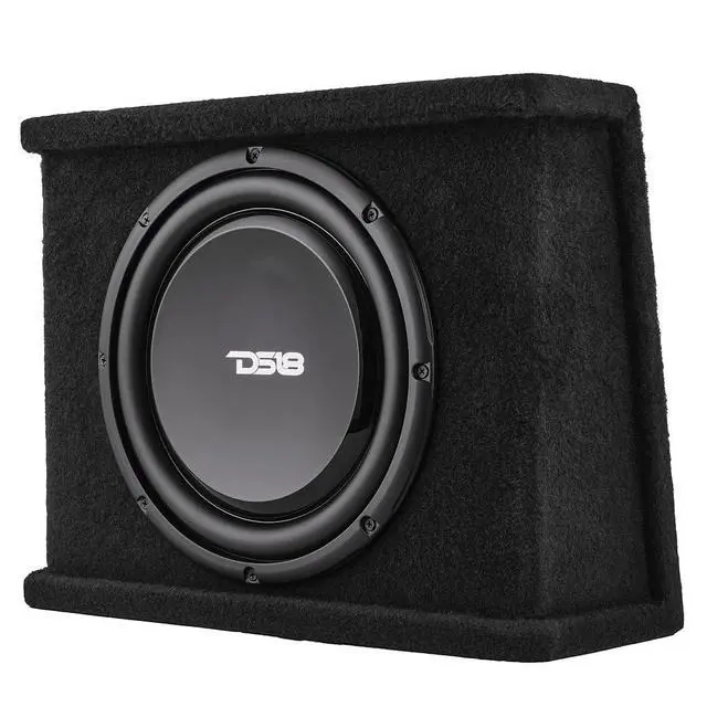 Alt view image 6 of 7 - SB12 Single 12" Loaded Shallow Subwoofer Enclosure 700 Watts Max Power 350 Watts RMS @ 2-ohm Sealed Box - Fits into Any Vehicle - Great for Tight Space