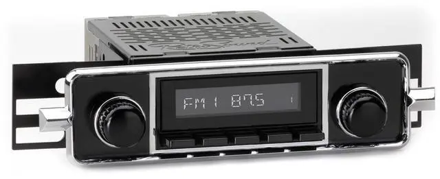 Main image of RetroRadio Compatible with 1958-67 Volkswagen Beetle with Sapphire-Style Plate Features Include Bluetooth, AUX, AM/FM LAB-M1-504-36P-76PVW1