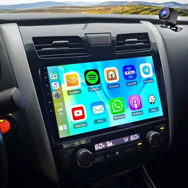 Main image of 10" Car Stereo for Nissan Altima 2013-2015 Double Din Android 14 Car Radio | Head Unit with Carplay Android Auto 2+64G Bluetooth Navi SWC Split Screen Touch Screen GPS WiFi FM Backup Camera