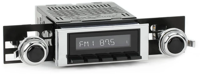 Main image of RetroRadio Compatible with 1969 Pontiac Firebird Features Include Bluetooth, AUX, AM/FM LAB-M1-113-53-73PT