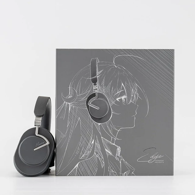 Alt view image 2 of 7 - Edge Full-Scene Immersive Series Hi-Fi Portable Wireless ANC Headphone Foldable Lightweight Headphone (Grey)