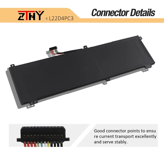 Alt view image 4 of 7 - L22C4PC3 L22M4PC3 Laptop Battery Replacement for Lenovo Legion S7 16IRH8 Legion S7 16APH8 / Legion 9 16IRX8/ Legion 9 16IRX9 Series L22D4PC3 5B11K39157 5B11K39160 SB11K39158 SB11K39159 15.56V 99.9Wh