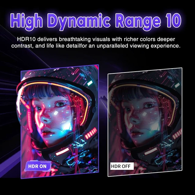 Alt view image 5 of 7 - 23.8-inch Gaming Monitor FHD 1920x1080 144Hz, VA Panel with 4000:1 Contrast, HDR10, 1ms Response Time, HDMI & VGA Ports, Wall Mountable