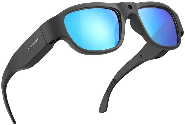 Main image of Smart Glasses with Camera, Polarized UV400 Z87.1 Camera Sunglasses 1080P HD Camera Glasses, RecordWhileCharging, Water Resistant, HandsFree for Daily & Indoor Outdoor Activities, Unisex