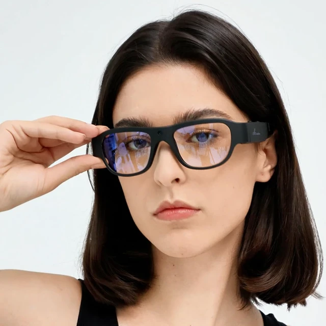 Alt view image 2 of 7 - Smart Glasses with Camera, Photochromic UV400 Z87.1 Camera Sunglasses 1080P HD Camera Glasses, RecordWhileCharging, Water Resistant, HandsFree for Daily & Indoor Outdoor Activities, Unisex