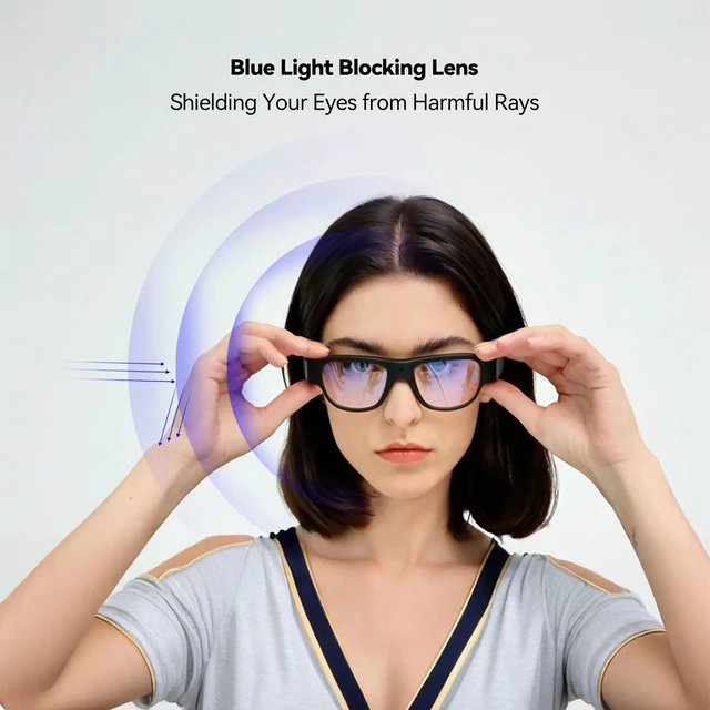 Alt view image 6 of 7 - Smart Glasses with Camera, Photochromic UV400 Z87.1 Camera Sunglasses 1080P HD Camera Glasses, RecordWhileCharging, Water Resistant, HandsFree for Daily & Indoor Outdoor Activities, Unisex