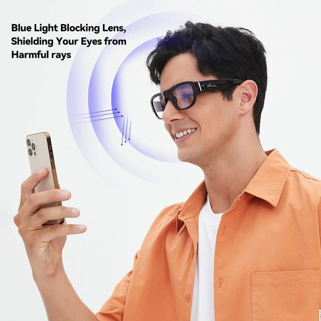 Alt view image 7 of 7 - Smart Glasses with Camera, Photochromic UV400 Z87.1 Camera Sunglasses 1080P HD Camera Glasses, RecordWhileCharging, Water Resistant, HandsFree for Daily & Indoor Outdoor Activities, Unisex
