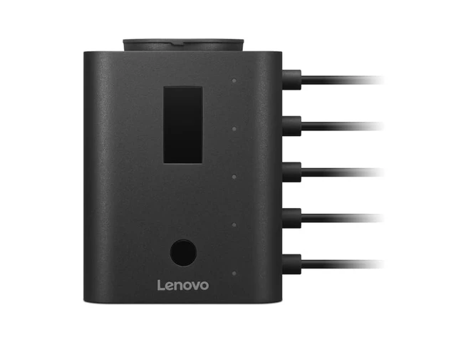 Alt view image 2 of 7 - Smart Charger, Designed for Chromebooks, Charge 5 laptops at Once and Monitor Their Battery Levels, Integrated 30cm USB-C Cables