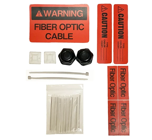 Alt view image 6 of 6 - Fiber Optic Wall Mount Box with LC Couplers for Single Mode & Multimode Fiber Optic Cable. Fiber Box Enclosure for MPOEs, Network Rooms, and IDF Rooms. (LC 12 Strand OM1)