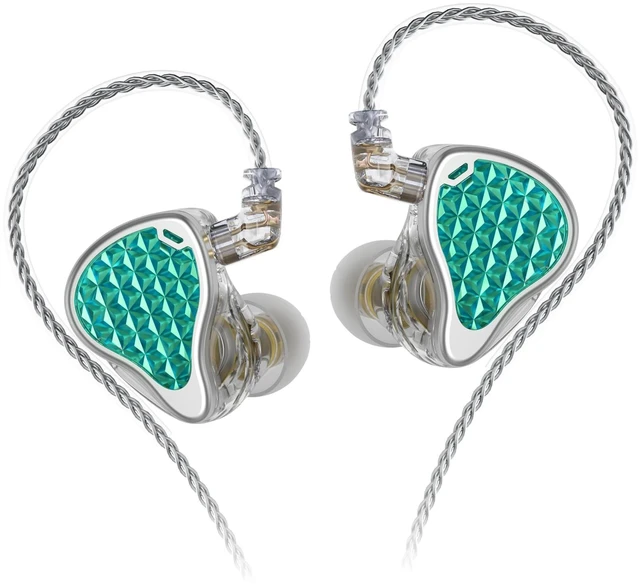 Main image of ZAS Pro 8-Driver Hybrid IEM, 7BA+1DD in Ear Monitor No Mic Clear Sound Deep Bass Noise Isolation IEM, Comfort Secure Fit, Detachable Cable for Musicians Audiophiles (White)