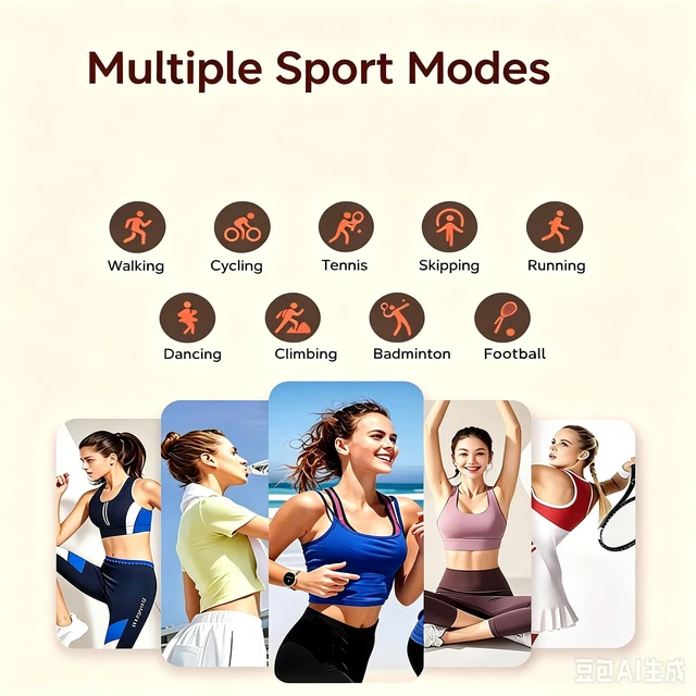 Alt view image 7 of 7 - Smart Watches for Women, 1.27" Fitness Watch for Android/iPhone, Two Bands