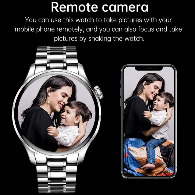 Alt view image 5 of 7 - Smart Watches Men Women, Bluetooth Calls, Heart Rate Sleep Monitor,IP67 Waterproof Fitness Tracker, Black Stainless Steel Watches for Android & iOS (B-Silver)