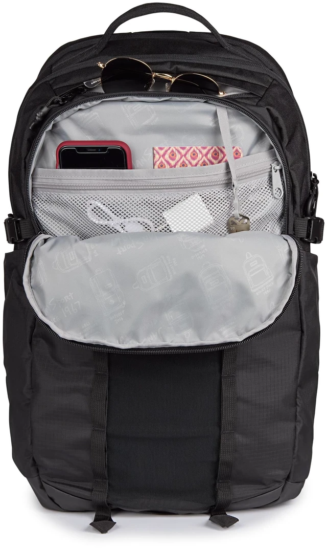 Alt view image 5 of 7 - 34L All Around Pack - Travel Backpack, Black 15-Inch Laptop Sleeve, Versatile Rucksack w/Hydration Sleeve, Reflective Accents & Safety Whistle