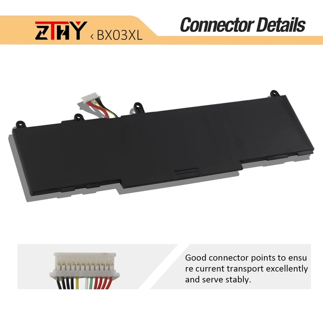 Alt view image 4 of 7 - BX03XL Battery Replacement for HP EliteBook 830 835 840 845 860 865 G11 ZBook Firefly 14 16 G11 Series Laptop Battery BX03056XL TPN-IB0Y HSTNN-OB3H N59733-AC1 N59787-005 N59733-171 11.58V 56.04Wh