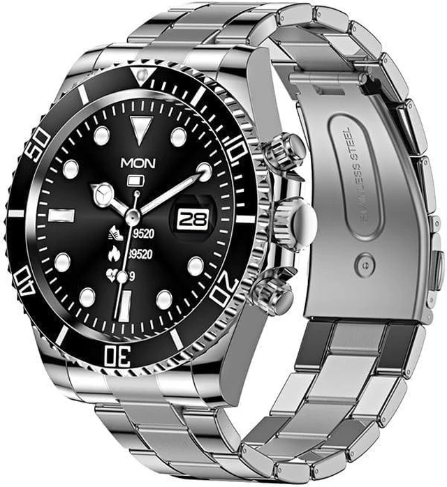 Main image of North Time Nexus Pro Smartwatch for Men, Rugged Titanium Design, Bluetooth Calling, Health Monitor, Compatible with iOS Android