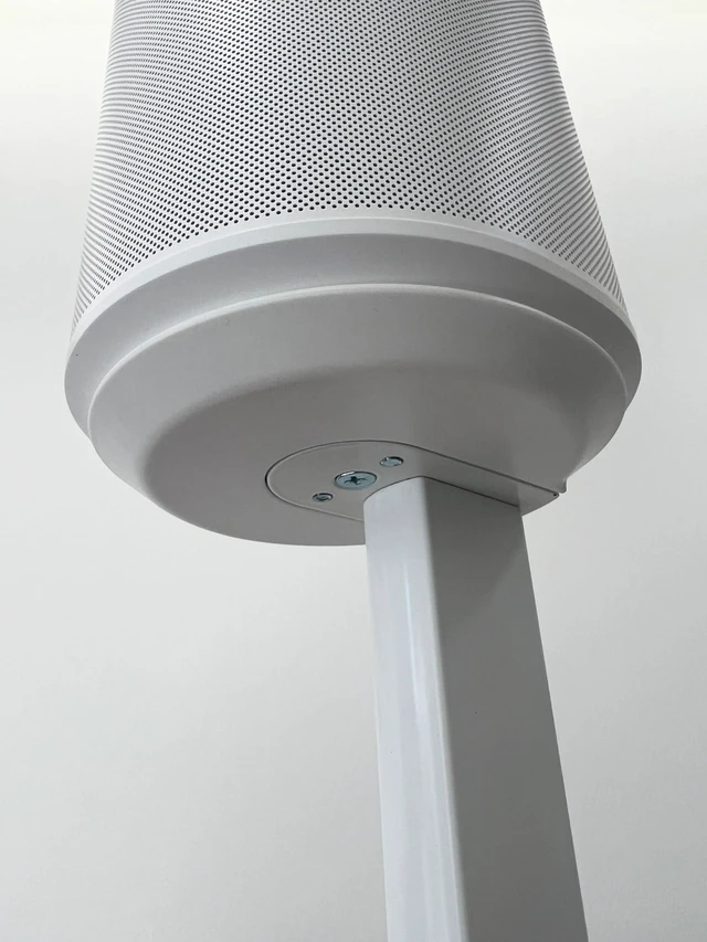 Alt view image 7 of 7 - Adjustable Floor Stand for Sonos Era 100, SL, Pair, White Height adjustable floor stands for Sonos Era 100, 100 SL, and Era 300, Adjust from 27.5" to 50" w/o Speaker, sold as a pair