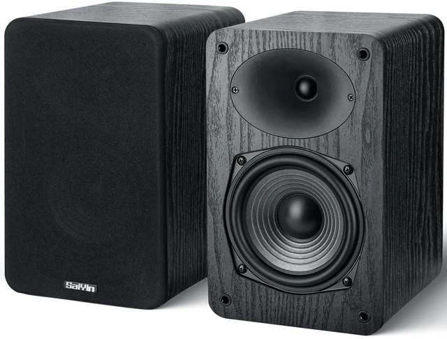 Main image of 5.25" Woofer Passive Speaker, 50W x 2, 20mm Silk Dome Tweeter, 4 Ohm Stereo Speakers with Enhanced Vocal Clarity, Passive Bookshelf Speakers for Home Audio, Receiver or Amplifier Required