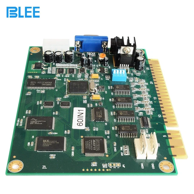 Alt view image 5 of 6 - Classical Arcade Video Game 60 in 1 PCB Jamma Board CGA VGA Output Vertical Screen Supports Upright and Cocktail Cabinets Use Standard Arcade Power