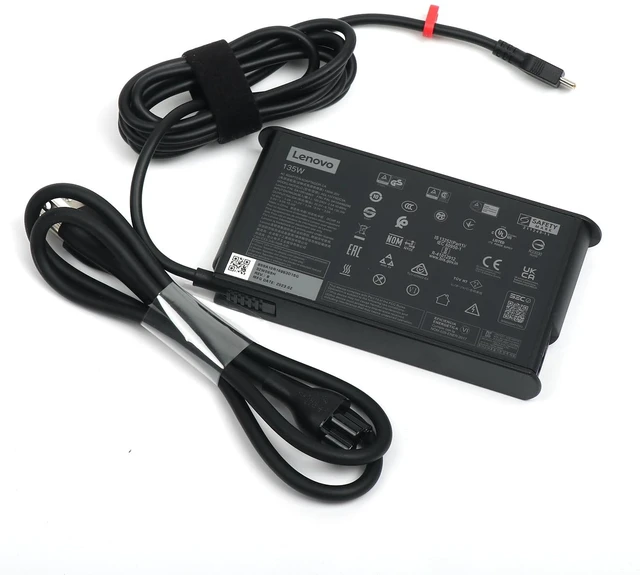 Main image of Original Replacement for 20V 6.75A 135W USB C AC Adapter for ThinkPad P16 Series-P16s G1, ThinkPad T16 Series-T16 G1, ThinkPad T16 Series-T16 G2, ThinkPad Z16 Series-Z16 AMD G1, 4X21H27800