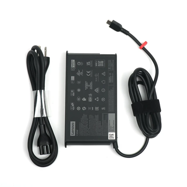 Alt view image 6 of 7 - Original Replacement for 20V 6.75A 135W USB C AC Adapter for ThinkPad P16 Series-P16s G1, ThinkPad T16 Series-T16 G1, ThinkPad T16 Series-T16 G2, ThinkPad Z16 Series-Z16 AMD G1, 4X21H27800