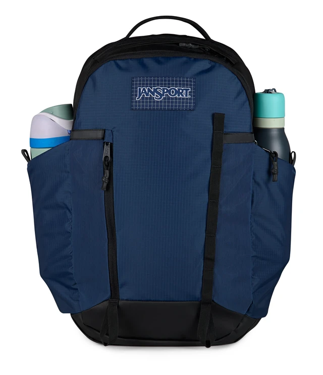 Alt view image 3 of 7 - 28L All Around Pack - Travel Backpack, Navy 15-Inch Laptop Sleeve, Versatile Rucksack w/Hydration Sleeve, Reflective Accents & Safety Whistle