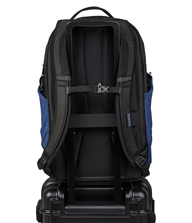 Alt view image 2 of 7 - 28L All Around Pack - Travel Backpack, Navy 15-Inch Laptop Sleeve, Versatile Rucksack w/Hydration Sleeve, Reflective Accents & Safety Whistle