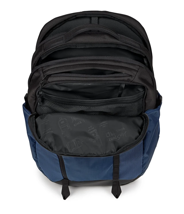 Alt view image 6 of 7 - 28L All Around Pack - Travel Backpack, Navy 15-Inch Laptop Sleeve, Versatile Rucksack w/Hydration Sleeve, Reflective Accents & Safety Whistle