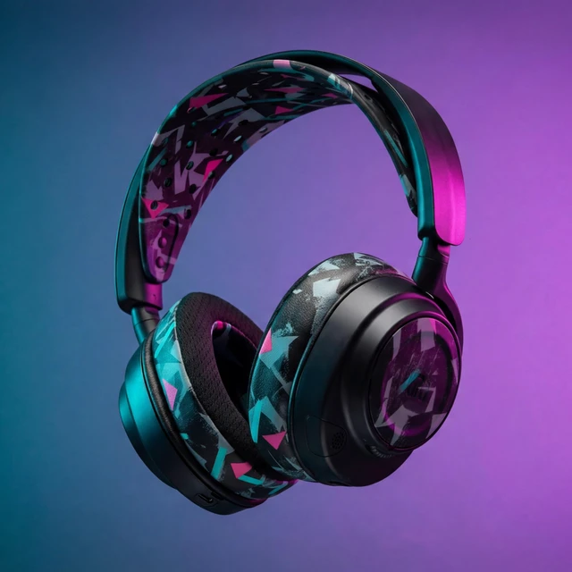 Alt view image 3 of 7 - Mod Kit Arctis Nova 7 - Gel Earpads, Headband & Side Plates Made by Wicked Cushions Also Fits Nova 5 & Pro Wired, Comfort & Style Upgrade 90's Black