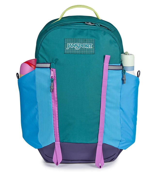 Alt view image 3 of 7 - 28L All Around Pack - Travel Backpack, Emerald Pool 15-Inch Laptop Sleeve, Versatile Rucksack w/Hydration Sleeve, Reflective Accents & Safety Whistle