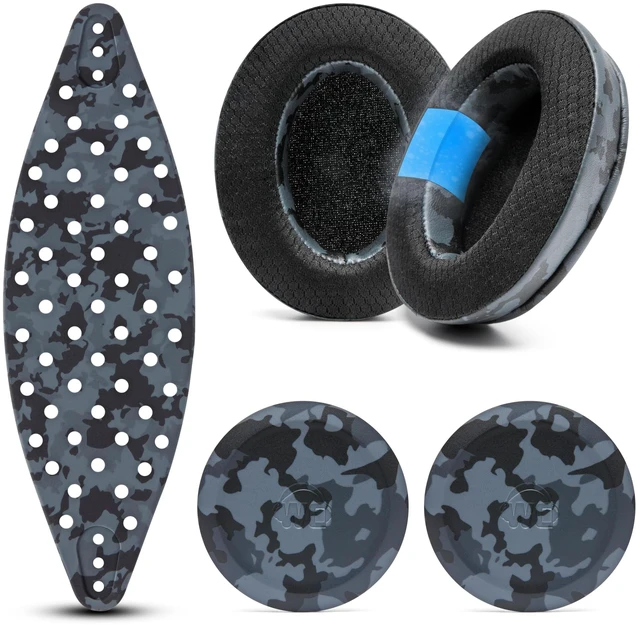 Main image of Mod Kit Arctis Nova 7 - Gel Earpads, Headband & Side Plates Made by Wicked Cushions Also Fits Nova 5 & Pro Wired, Comfort & Style Upgrade Black Camo