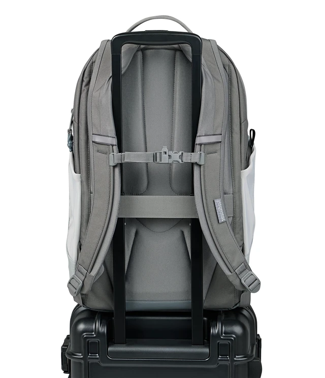 Alt view image 2 of 7 - 28L All Around Pack - Travel Backpack, Grounded Grey 15-Inch Laptop Sleeve, Versatile Rucksack w/Hydration Sleeve, Reflective Accents & Safety Whistle